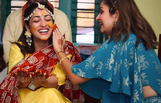 Yami gautam haldi ceremony