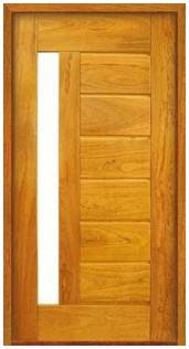 model pintu minimalis kayu jati