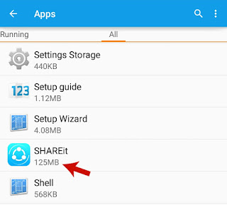 Apps total size details