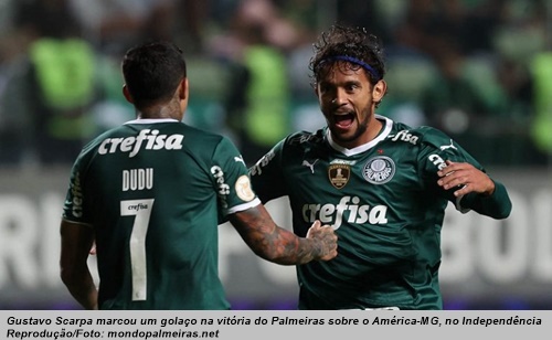 www.seuguara.com.br/Palmeiras/América-MG/Brasileirão 2022/18ª rodada/
