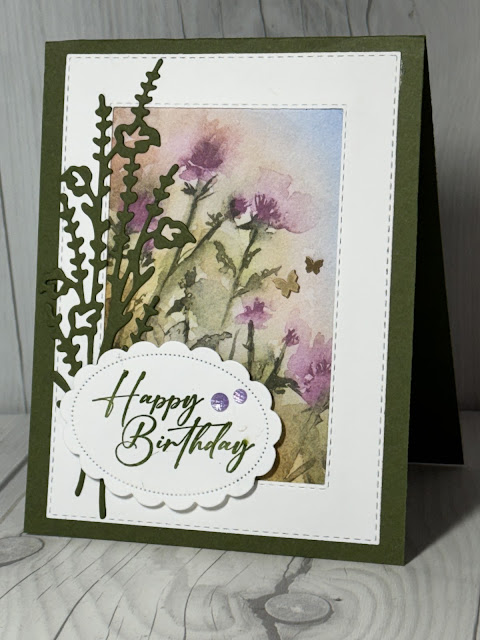 Floral Birthday card using Unbounded Beauty Suite Collection from Stampin' Up!