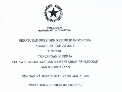 Kabar Baik!! Gaji Guru Naik 2 Kali Lipat Berdasarkan Undang Undang ( Perpes No 88 Tahun 2013 ) Serta Daftar Gaji PNS 2017