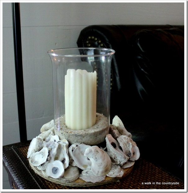 oyster candleholder