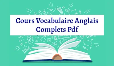Cours Vocabulaire Anglais Complets Pdf