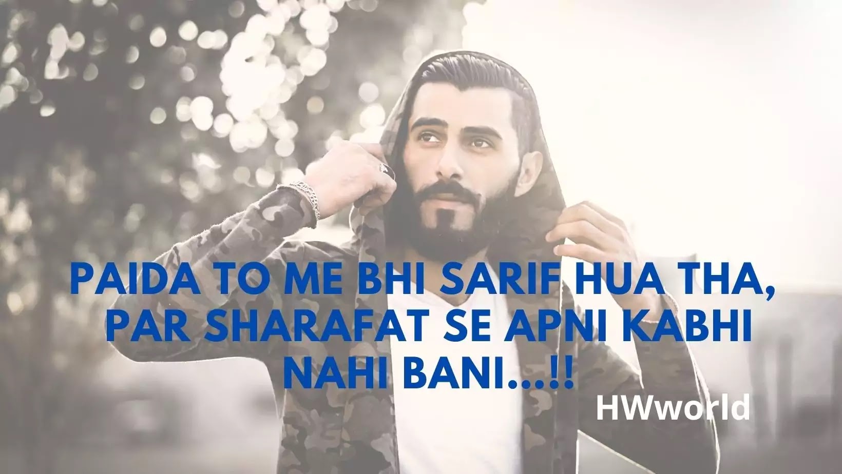 110+ Best Bad Boy Shayari Quotes in Hindi & English