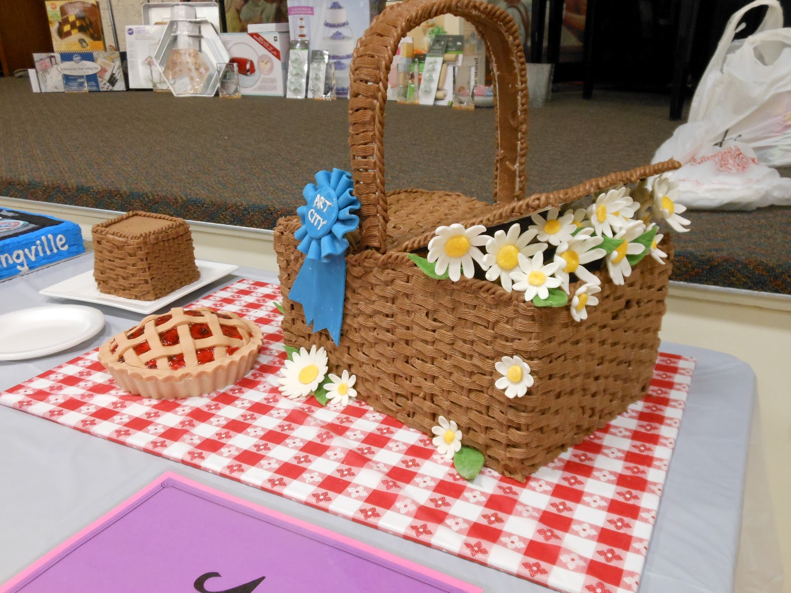 wedding cake pops recipe and I entered a cake decorating contest. I assisted her with this cake 