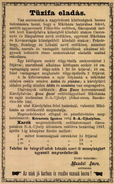 Zemplén c. lap, 1897