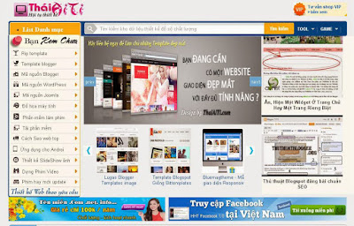 Chia sẻ miễn phí template blogspot Thaiaiti