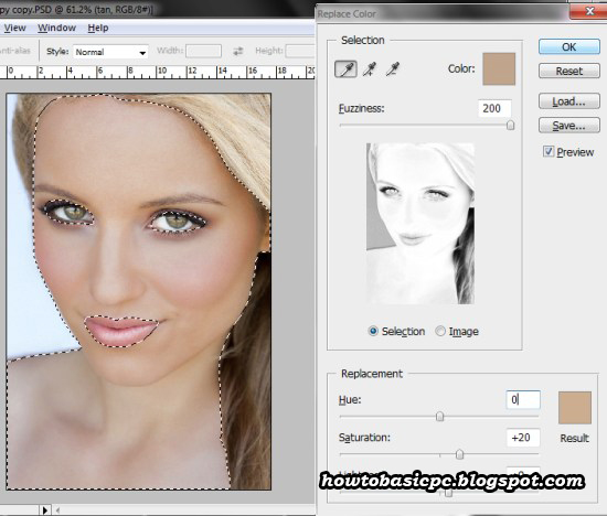 Cara Mengubah Warna  Kulit  Menggunakan Photoshop CS6 All 