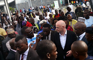 FIFA president and Secretary General visits Nigeria