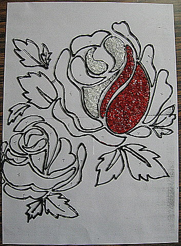 Crystal-Glass-pieces-outline-design