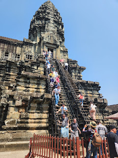 Stairs to Angkor Wat