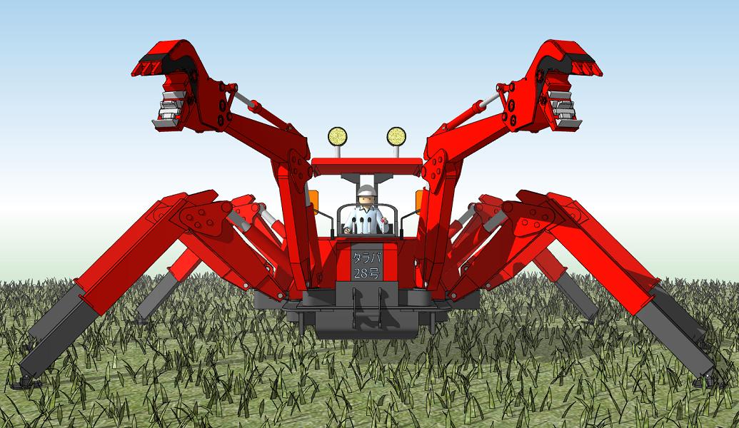 Sketchupでgo Go タラバ28号発進
