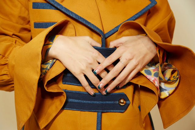 Essie Nails in Tanya Talor FW 2017 Show, Essie Go Overboard