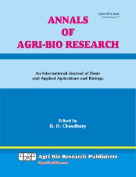 ANNALS OF AGRI BIO RESEARCH