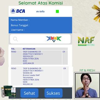 transfer komisi naf