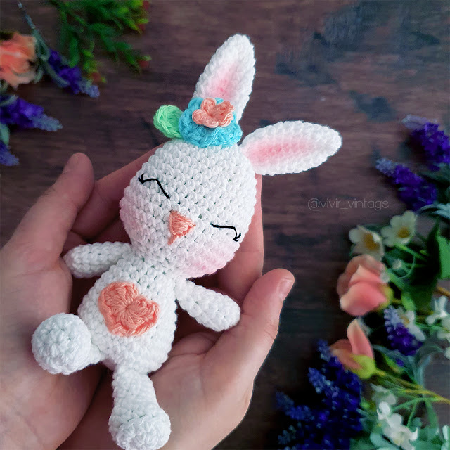 patron gratis amigurumi conejo