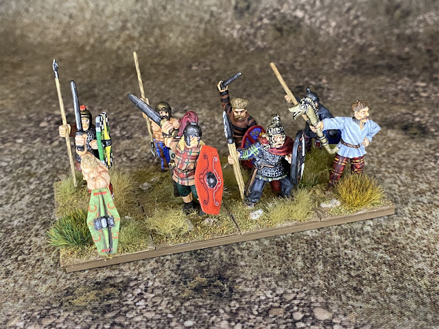 28mm Punic Wars Gallic Warband for Hail Caesar and Warhammer Ancients from Foundry, A&A, Renegade, Gripping Beast, and Black Tree Miniatures