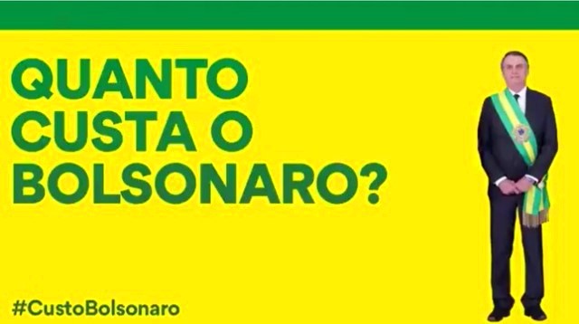 Vídeo Custo Bolsonaro viraliza nas redes com ajuda de políticos