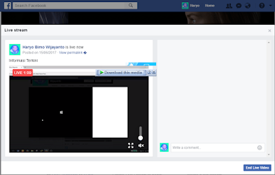 Cara Live Streaming Layar Monitor Melalui Facebook