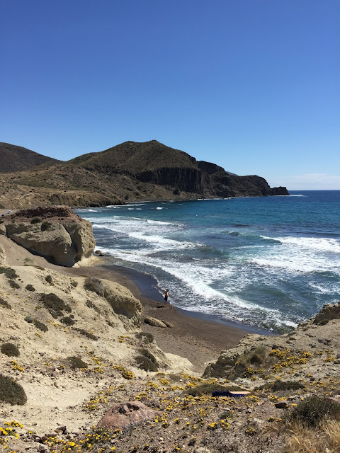 The first beach at La Isleta del Moro