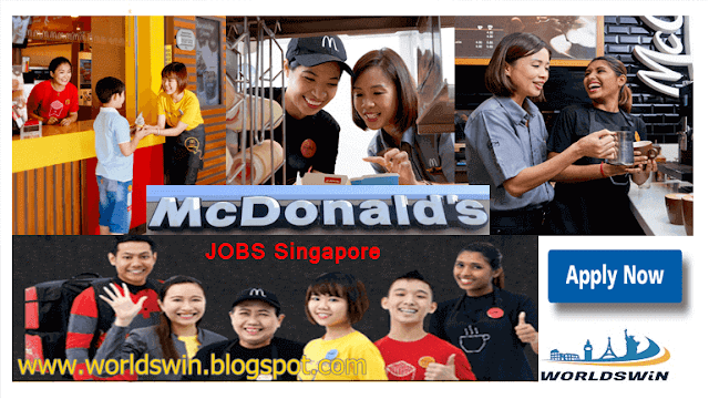 Apply for service crew in restaurant at singapore 