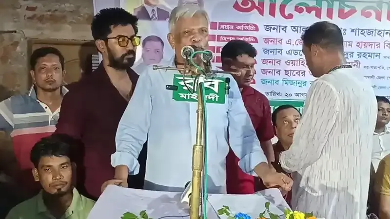 শেখ হাসিনাকে পদত্যাগে বাধ্য করতে হবে শাহজাহান