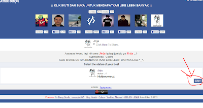 Auto Like Status Facebook 100% Work dan Aman