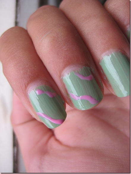 nail art - sweets minty and sugar 107