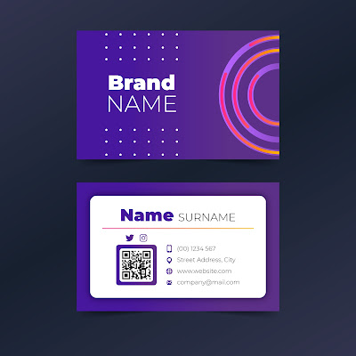 Gradient Business Card Design - GraphicsMarket.net