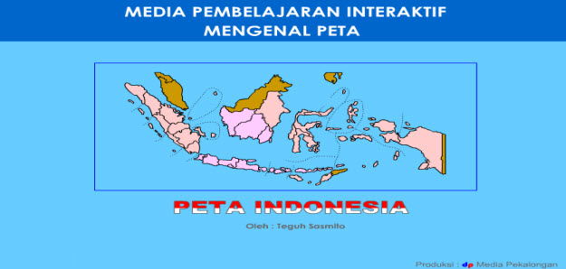 peta indonesia swf, propinsi swf dan ibukota propinsi swf indonesia, media belajar interaktif