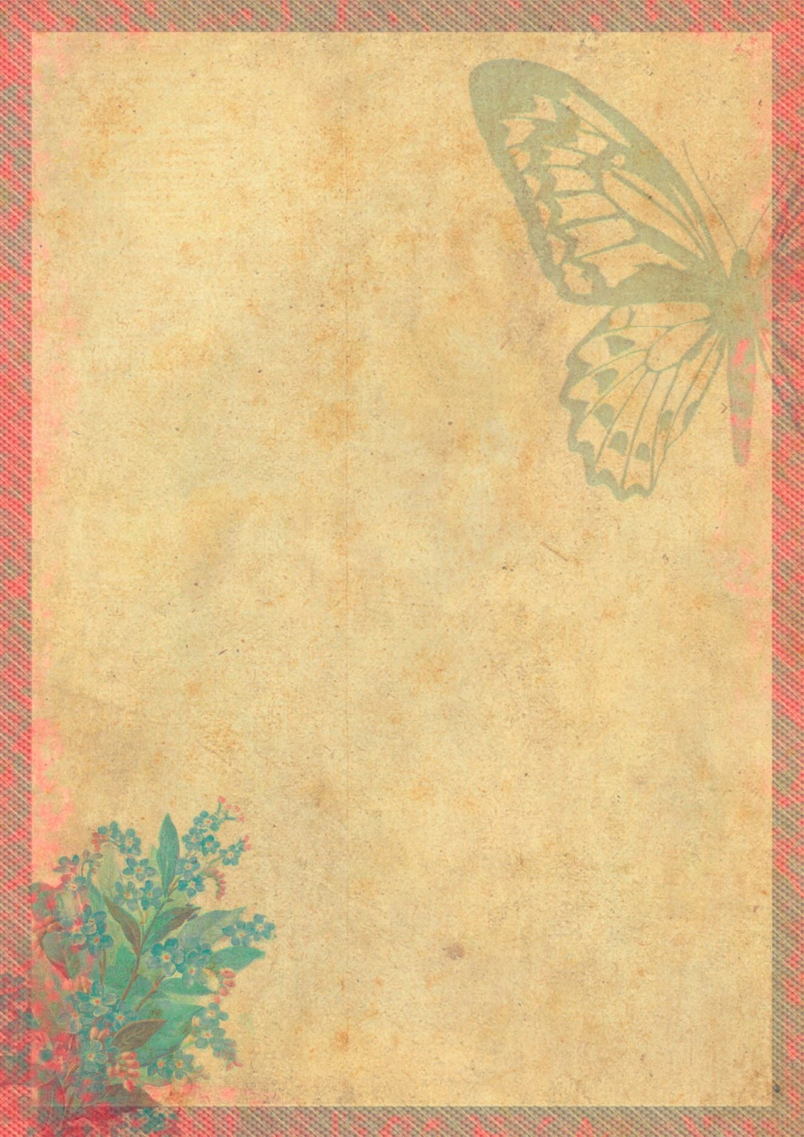 Papel vintage gratis para scrapbooking y otras 