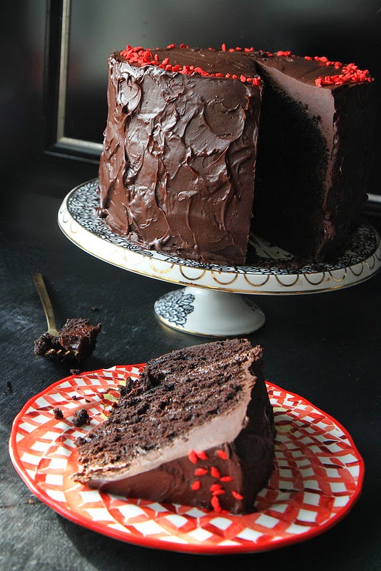  BEST OF RECIPES :Spicy Chocolate Cake with Jalapeno Chocolate Fudge Frosting Recipe