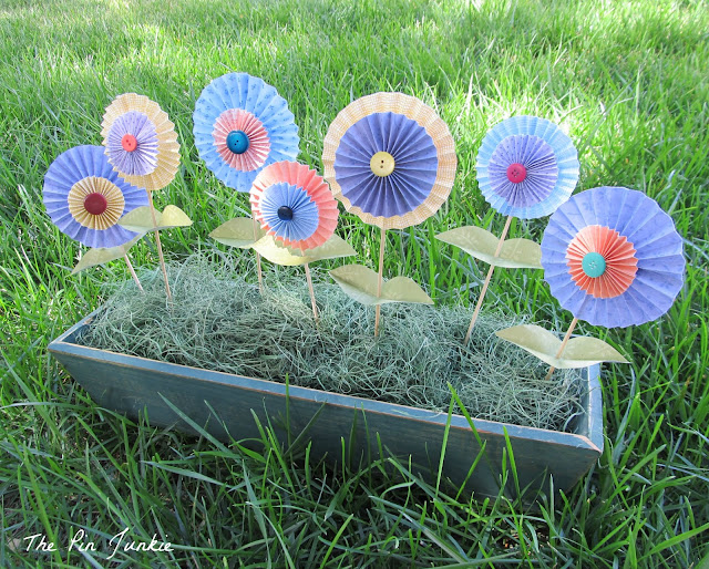 Folded Paper Flowers