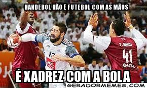 handebol nao e futebol com as maos