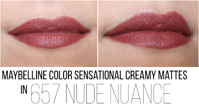 Maybelline Color Sensational Creamy Mattes en Nude Nuance