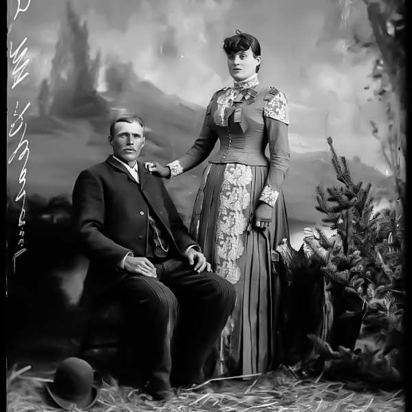 Mads Madsen Jr. and his wife Bertha Anderson
