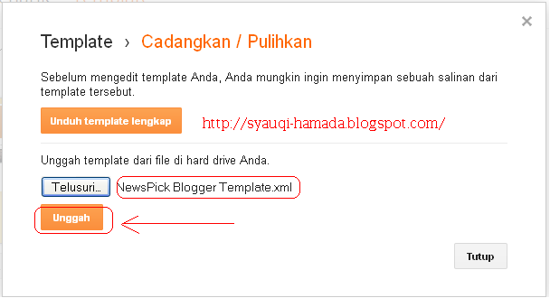 Tamplate NewsPick Blogger