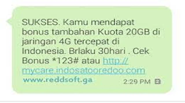 Kode Pulsa Gratis Indosat Ooredoo