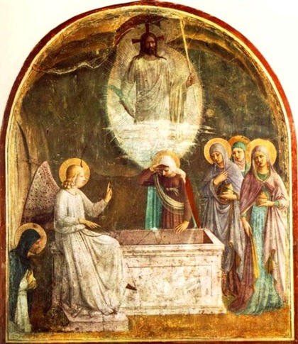 1440FraAngelicoFrescoResurrectionofChristandWomenattheTombfrescoConventofSanMarcoFlorence