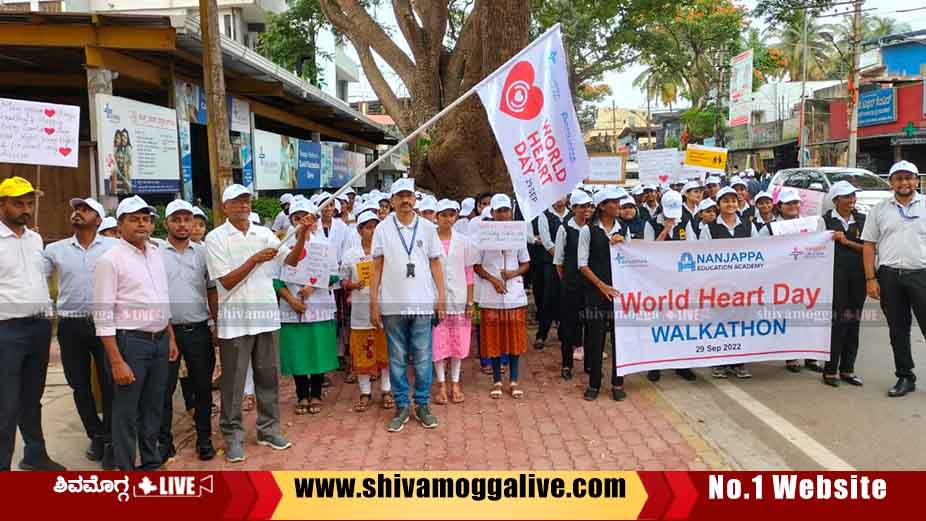 Shimoga Nanjappa Hospital Walkathon Heart Day