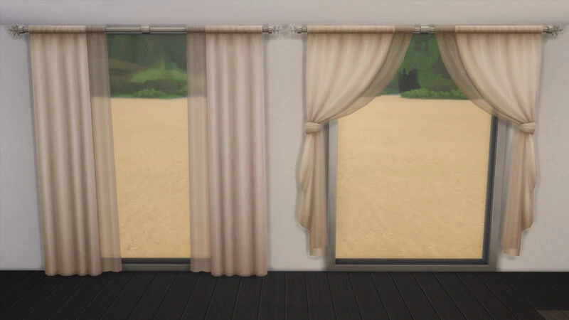 The Sims 4 Window Coverings