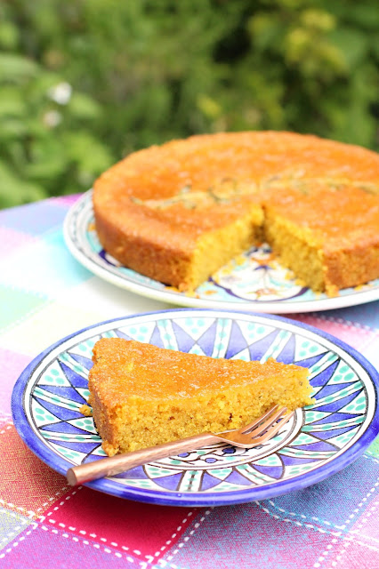 gateau polenta amandes