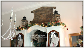 Christmas Dining Room Hutch-French Farmhouse Vintage Christmas Dining Room- From My Front Porch To Yours