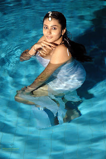 Namitha in swimming pool - Hot and wet photos