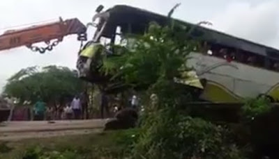 उदयपुर में बस के पलट जाने से 9 लोगों की मौत