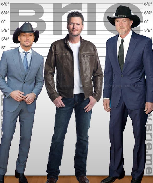 Tim McGraw standing with Blake Shelton and Trace Adkins