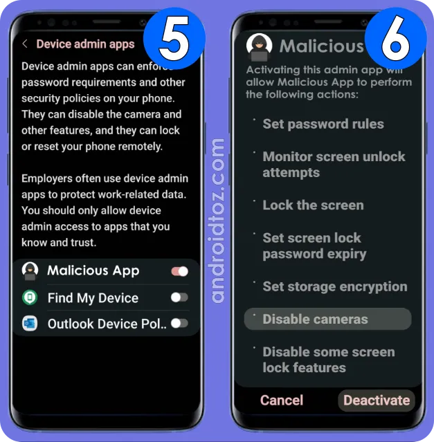 Access and Disable Device Admin Apps on Samsung (3)