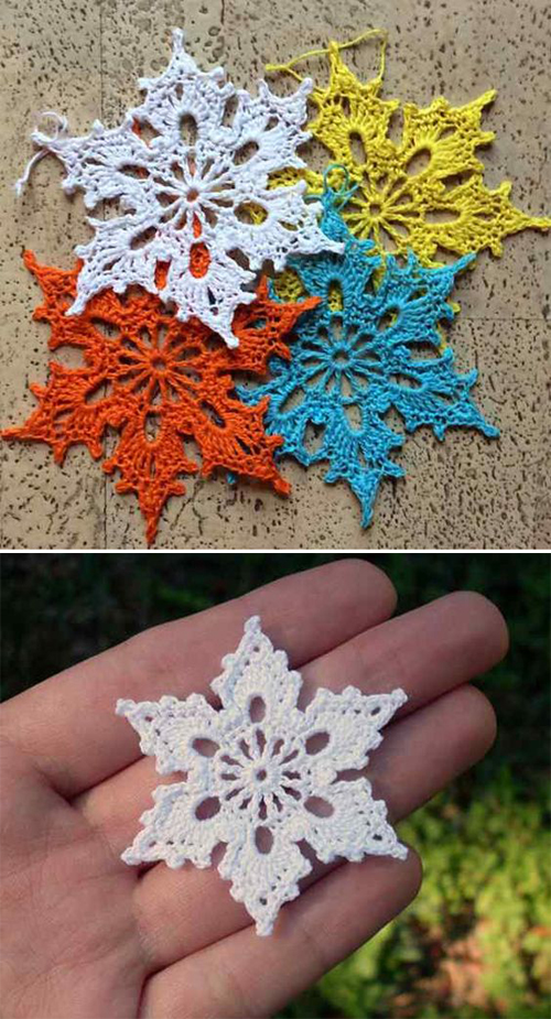 Perfect Snowflakes - Free Crochet Pattern