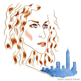 Sarah Jessica Parker illustration